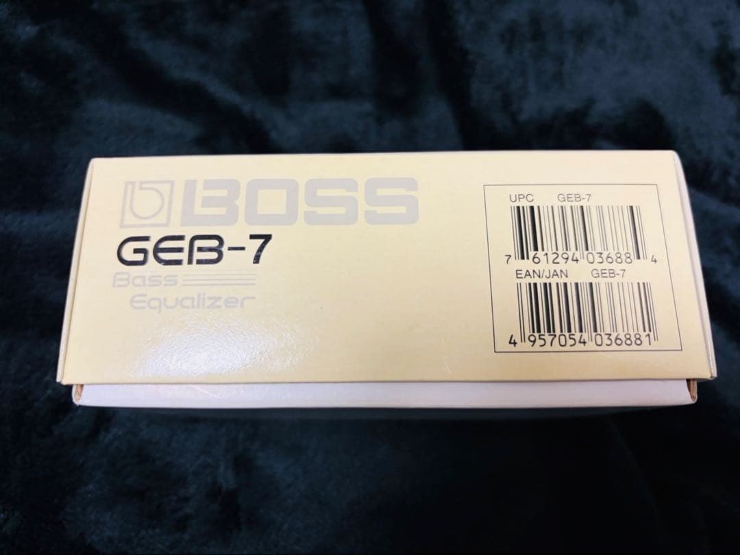 【元箱付き美品】BOSS GEB-7 Bass Equalizer