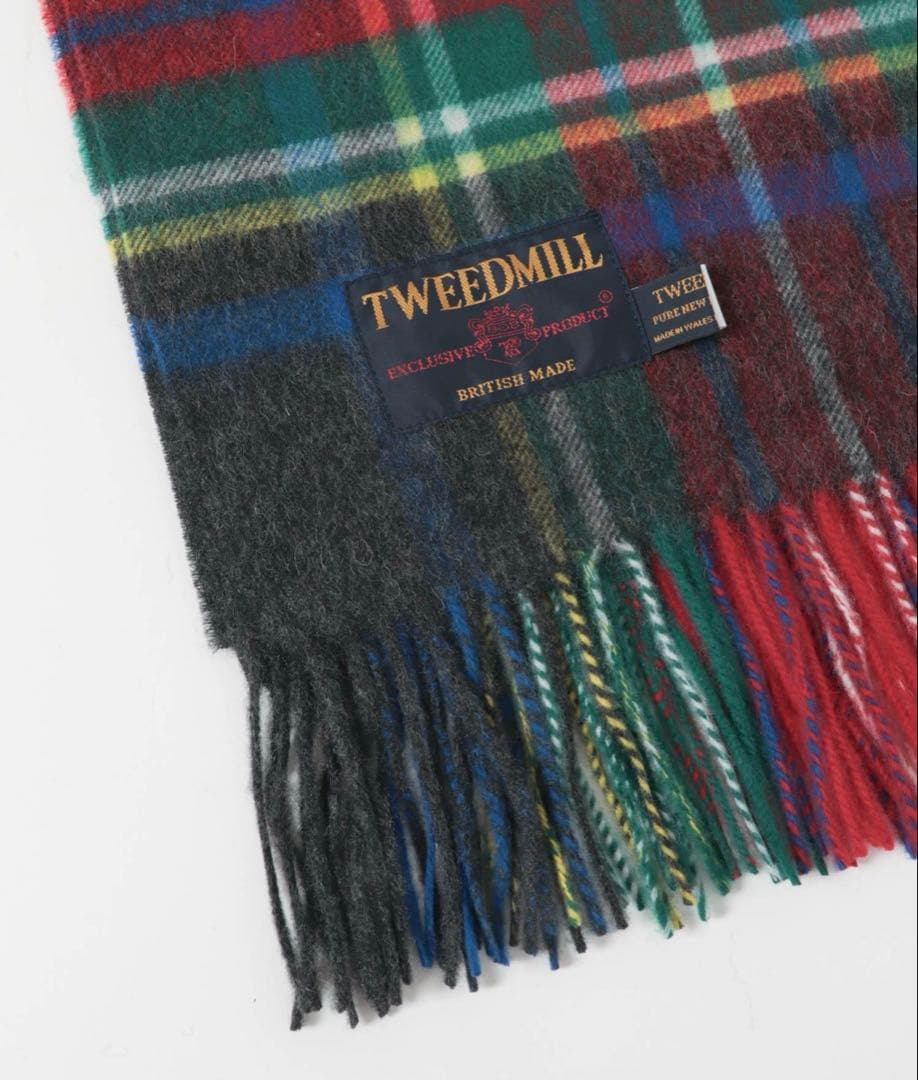 【美品】TWEED MILL ストール アーバンリサーチドアーズ 別注C/GRY