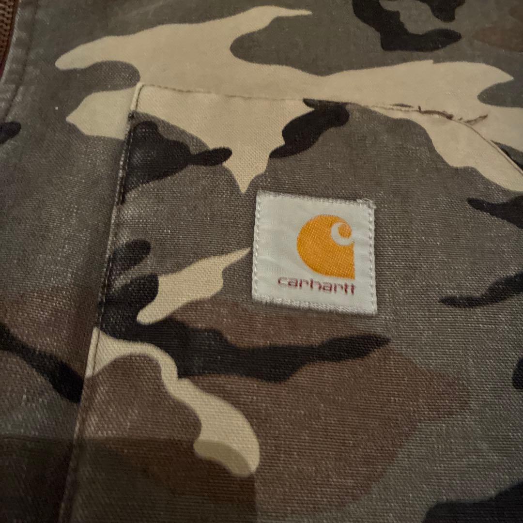 Carhartt カーハート カモフラ ボンバージャケット XL古着 y2k