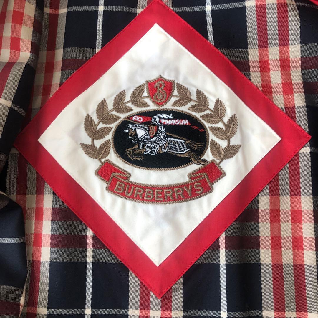 ９０Ｓ.BURBERRY'S レッド ロングコート　　９号