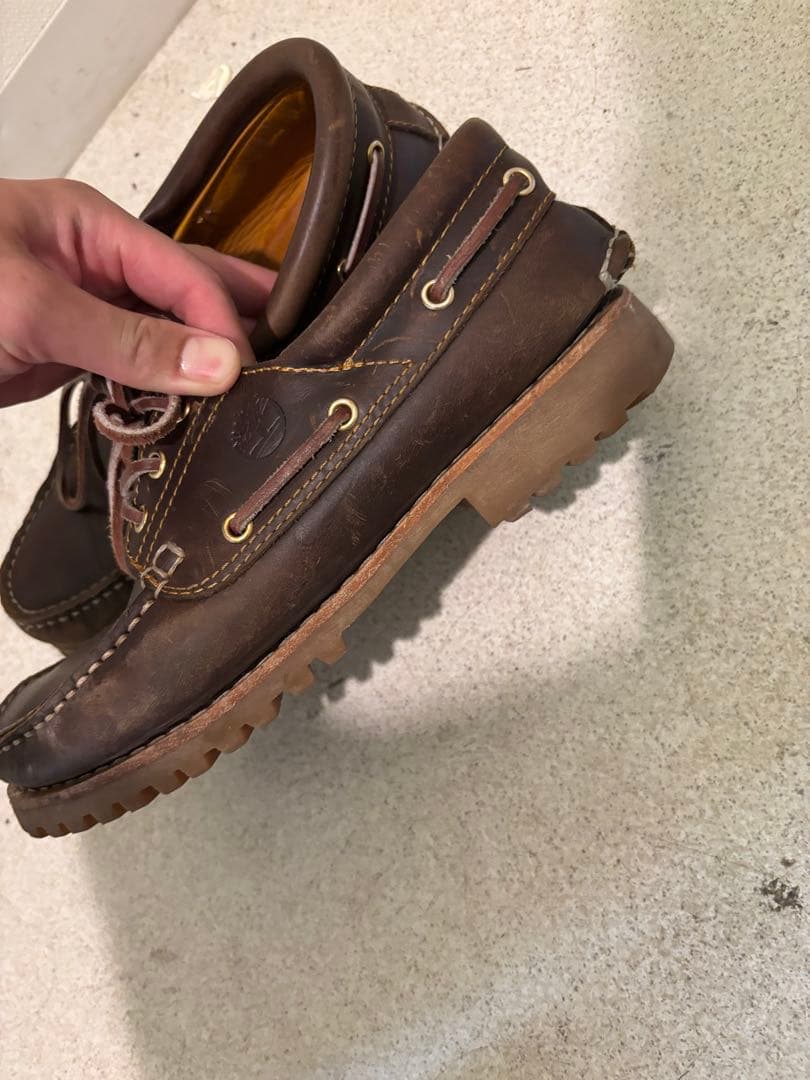 Timberland ローファー　3eye ブラウン　モカシン
