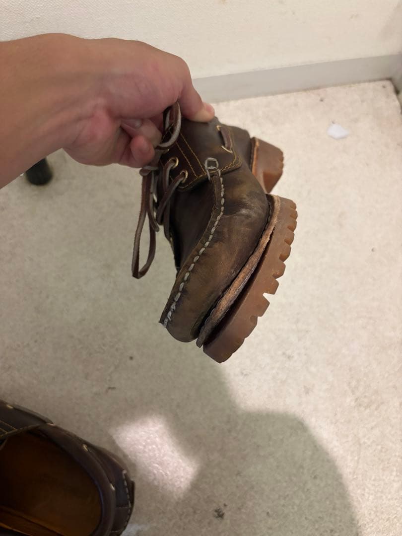 Timberland ローファー　3eye ブラウン　モカシン