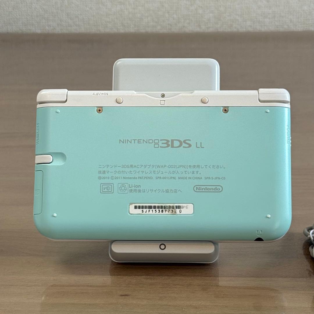 7-175 ニンテンドー3DS LL ミント×ホワイト