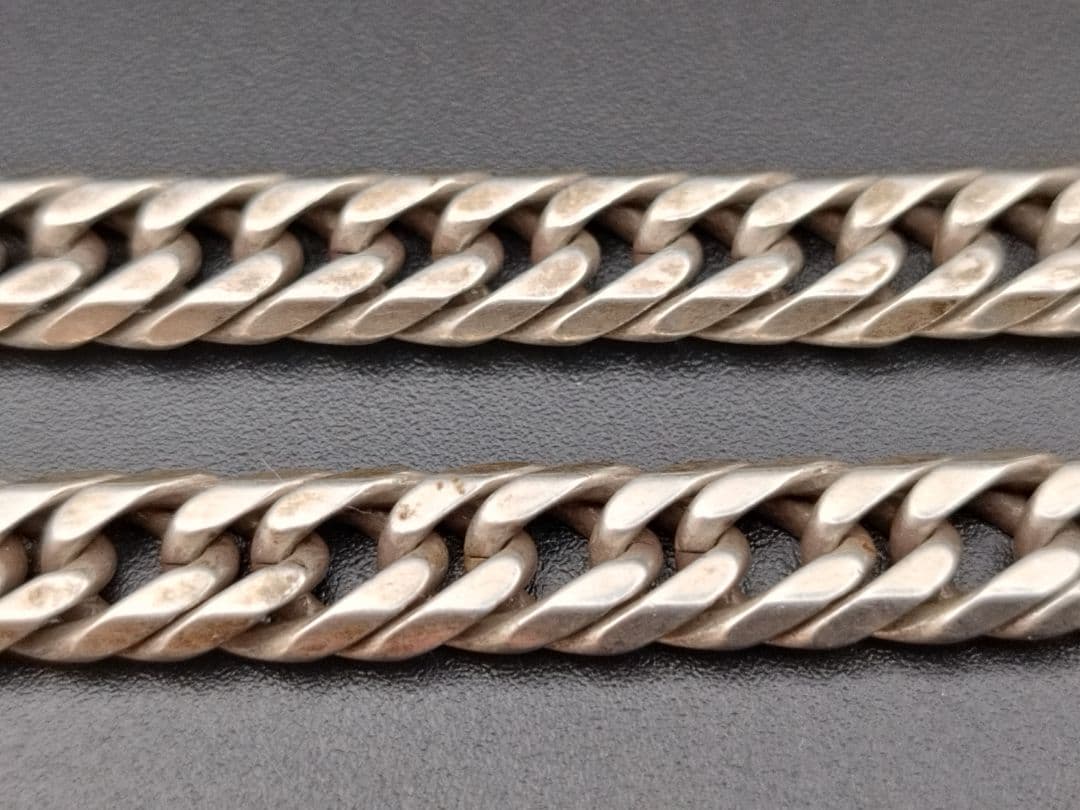 喜平ネックレスチェーン silver925/シルバー925 6面ダブル