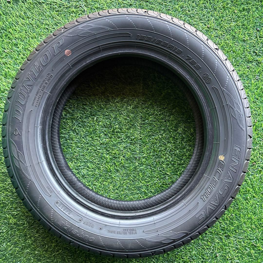 ア*ロ様 155/65R13/DUNLOP ENASAVE EC204/残溝有/