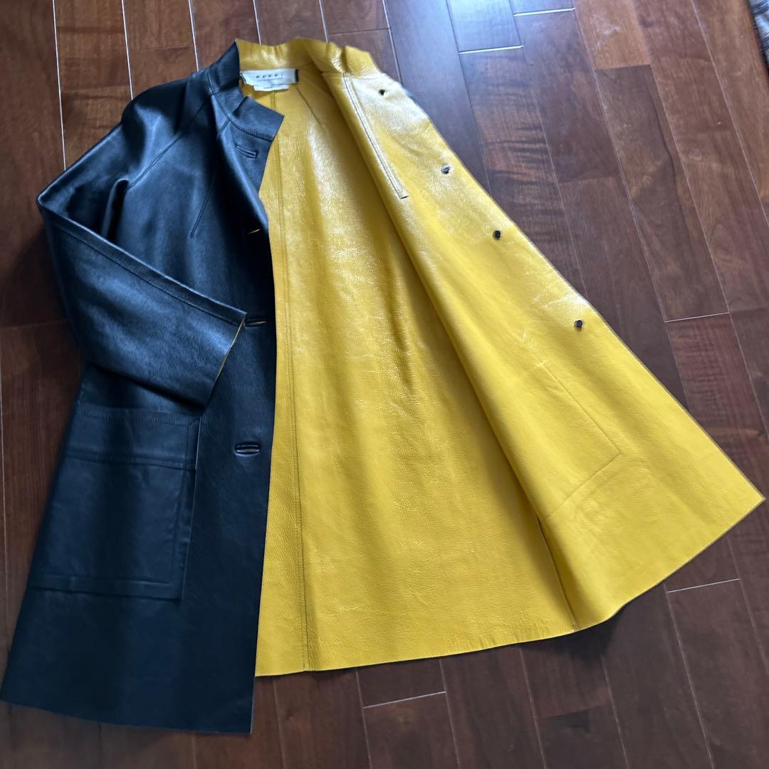 【専用です★】MARNI レザーコート　バイカラー
