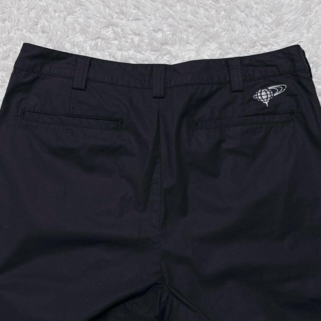 美品✨ビームスゴルフ 裾ジップ ストレッチパンツ 黒 L BEAMS GOLF