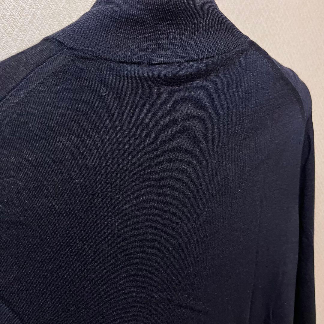 クルチアーニ　ドライバーズニット カシミヤ シルク ジップ CRUCIANI