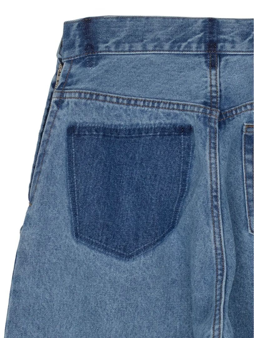 【Ameri 2025 S/S】WRAP DENIM WIDE PANTS