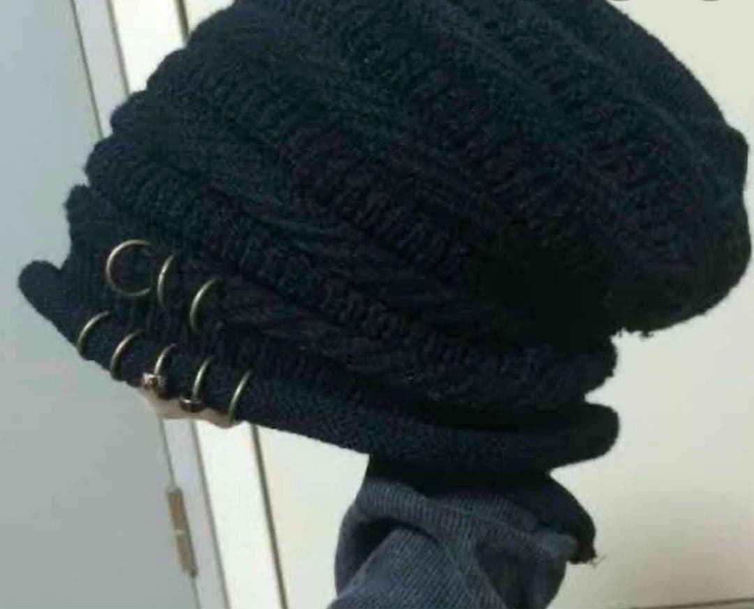 rare yasu着用 pierced beanie