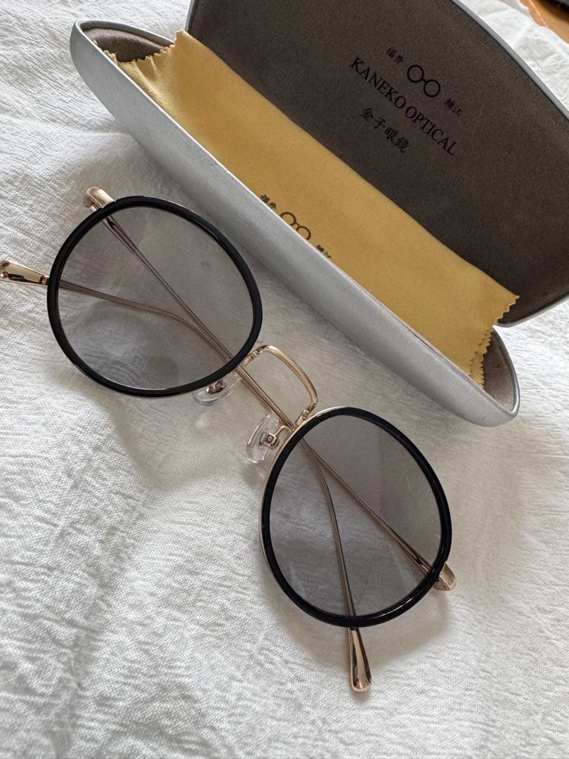 金子眼鏡　KANEKO OPTICAL 鯖江 サングラス　チタン
