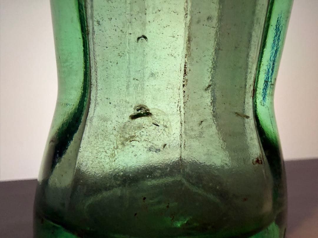 E3 1920年代　コカコーラ コンツァーボトル グリーン 瓶