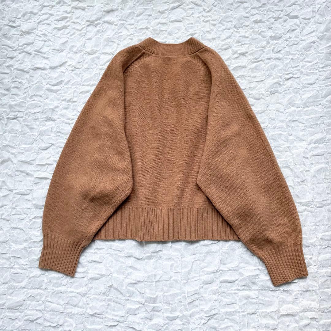 【美品】フレームワーク ウールカシミヤ Vネックショートカーディガン 近年モデル