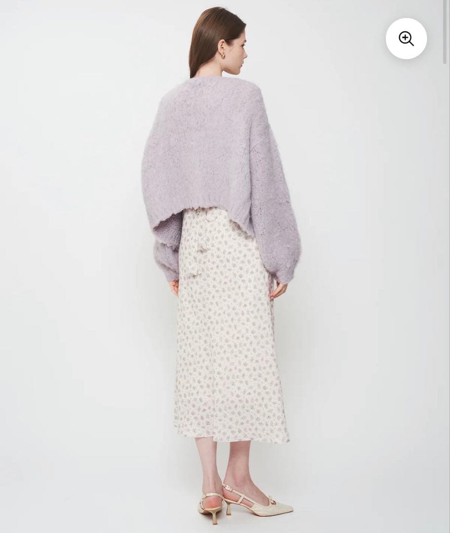 DEICY ALPACA ブラッシュドニットカーディガン　新品
