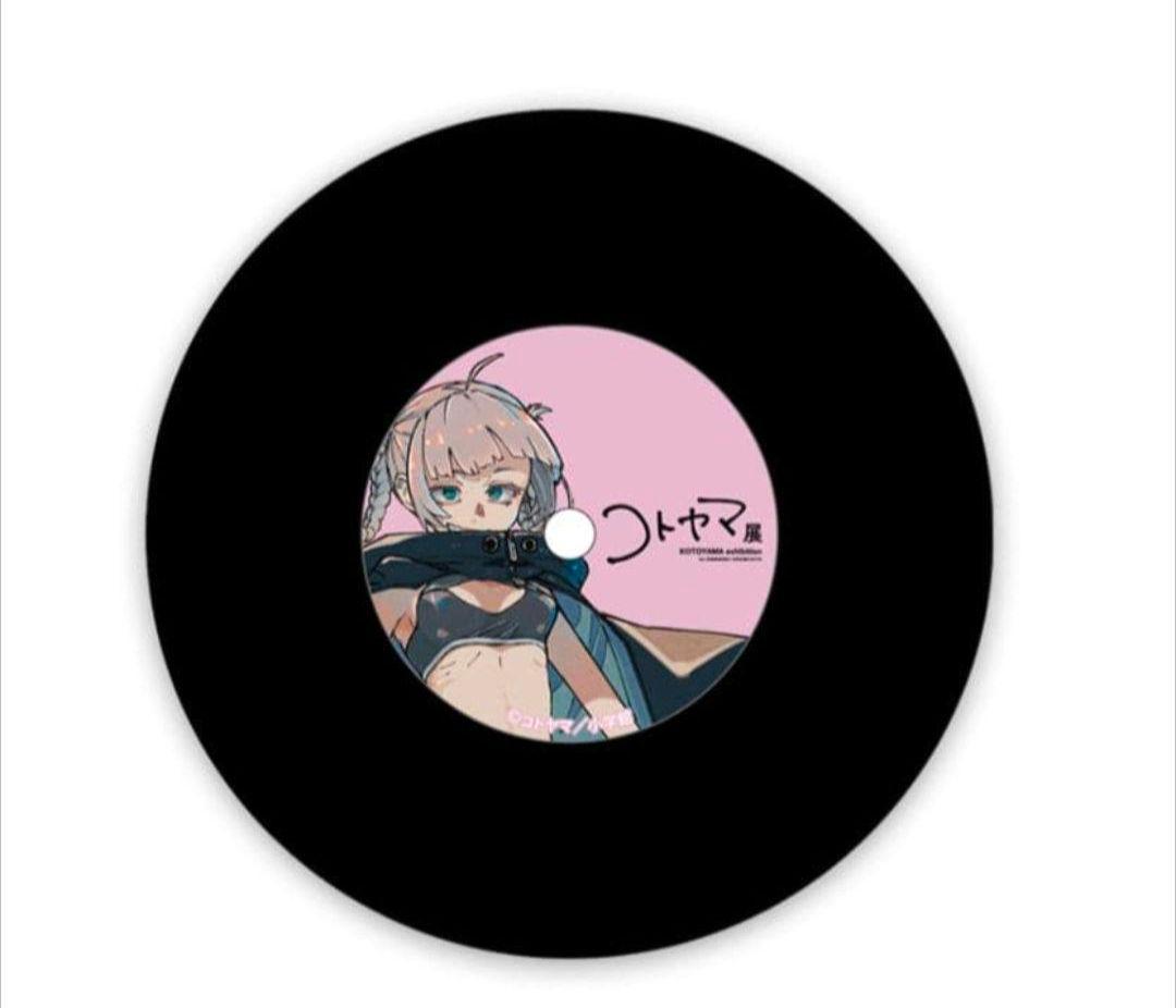 コトヤマ展 レコード風コースター よふかしのうた 七草ナズナ 新品未開封
