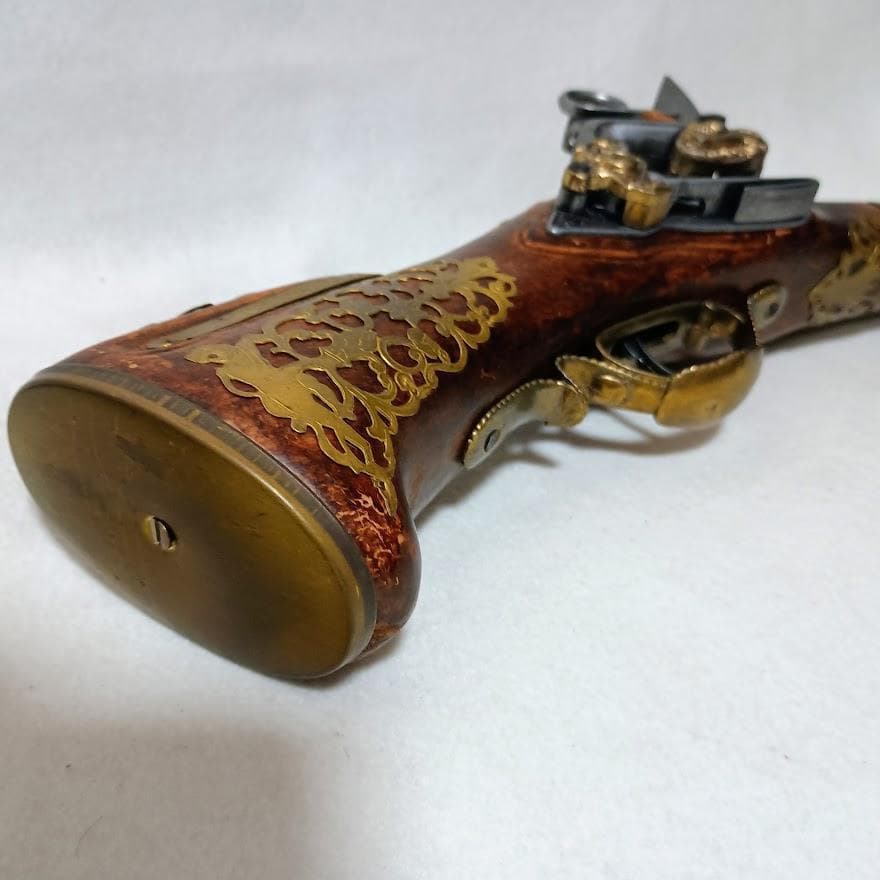 【美品・ビンテージ】DENIX製風装飾銃 フリントロック型レプリカ