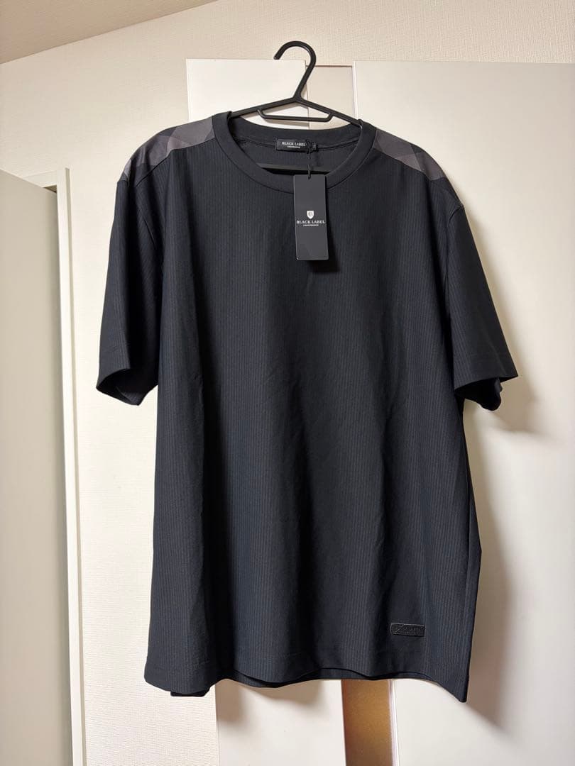 【BURBERRY】タグ付き新品ブラック Tシャツ LL フォーマル
