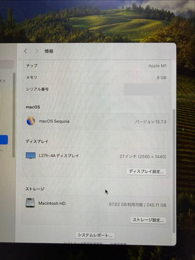 Apple Mac mini m1 メモリ8GB ストレージ256gb
