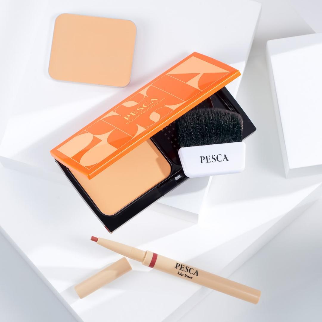 PESCA　ファンデーション & リップライナーセット　オークル