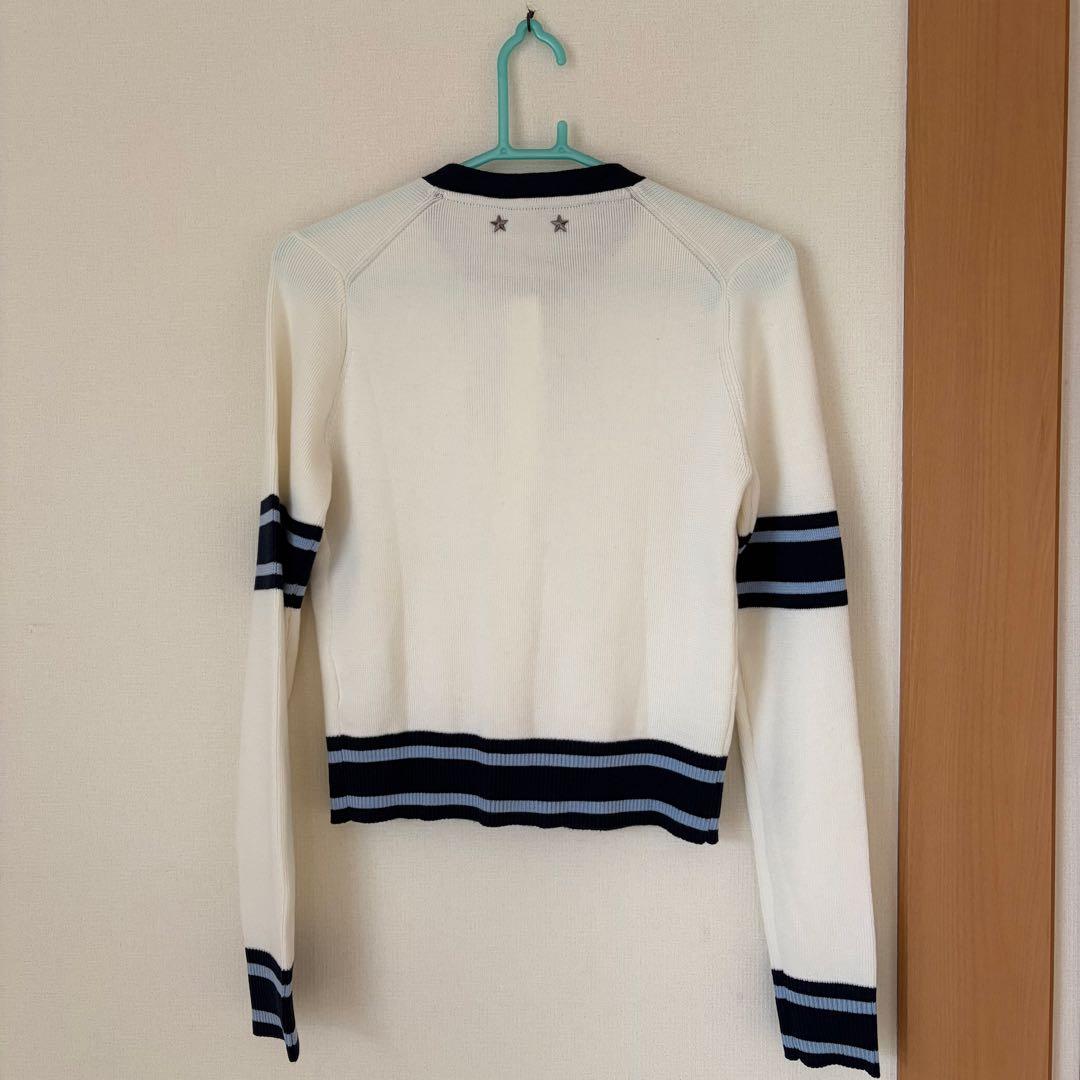 【新品タグ付】 Bibiy B. CLUB TIE CARDIGAN ホワイト