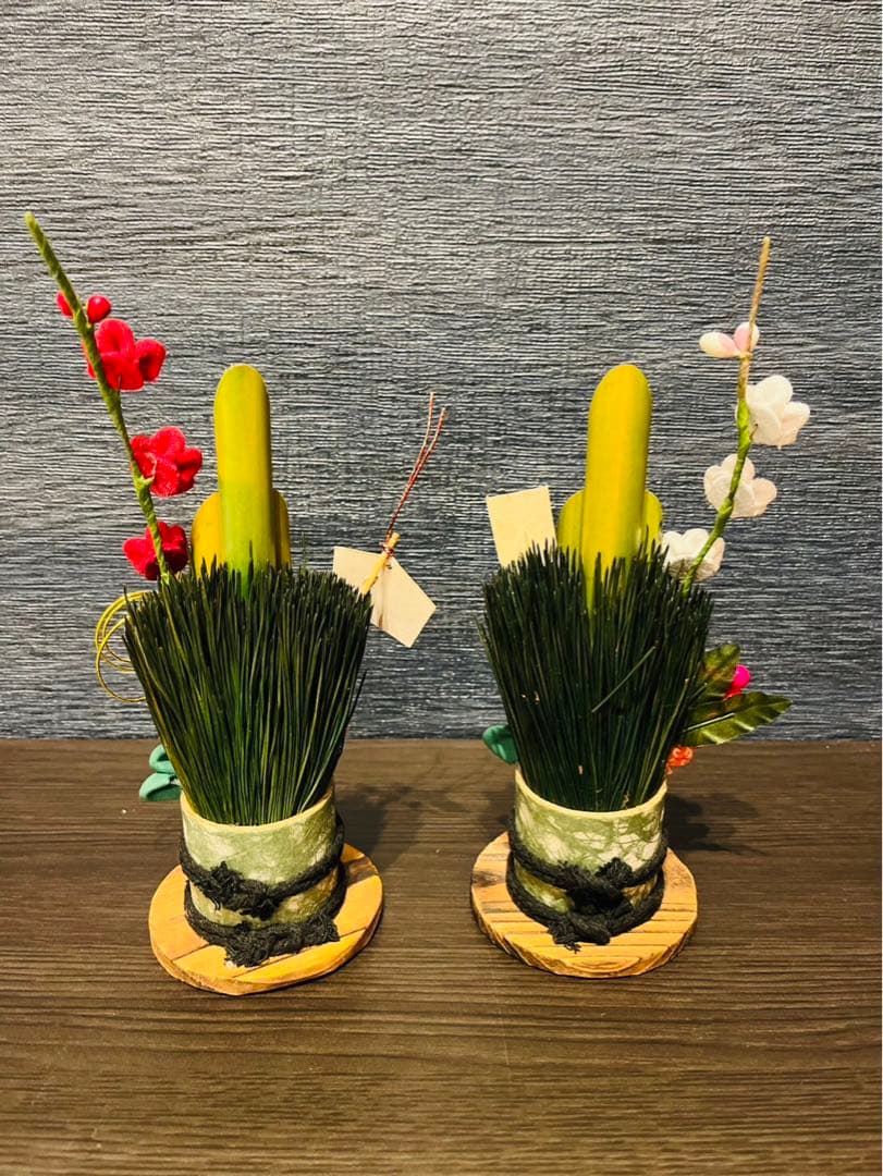 つまみ細工　門松