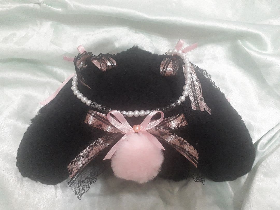 AIAI様　ぬい服　ふわふわ着ぐるみおすわりうさみみ にじぱぺコスマスともぬい
