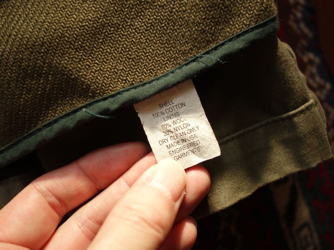 ENGINEERED GARMENTS ダッフルコート M カーキ ミリタリー