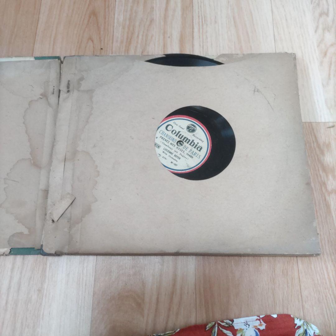 SPレコード　Chansons de Paris Columbia 5枚