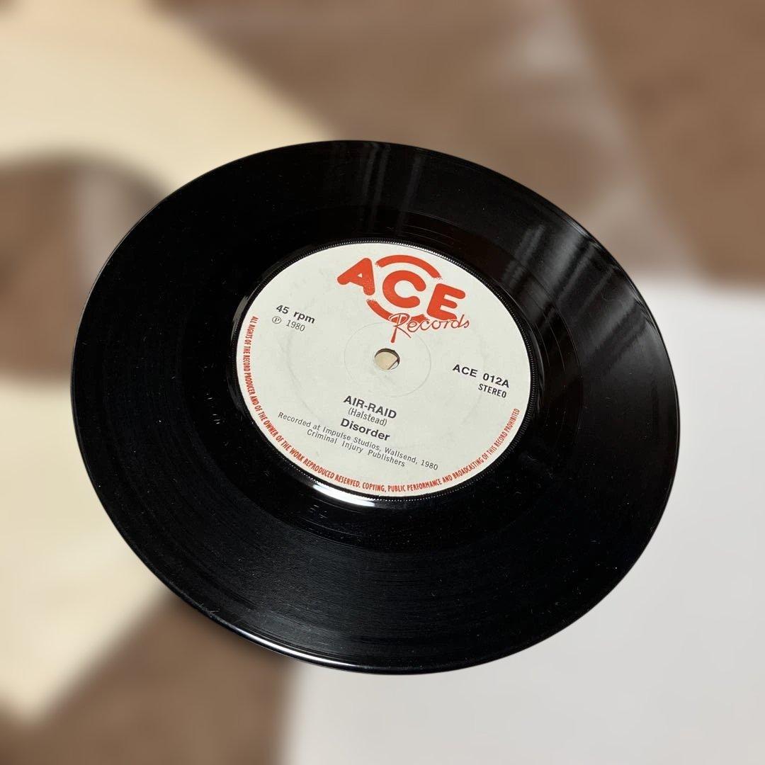 洋楽 disorder/air raid ace records very rare