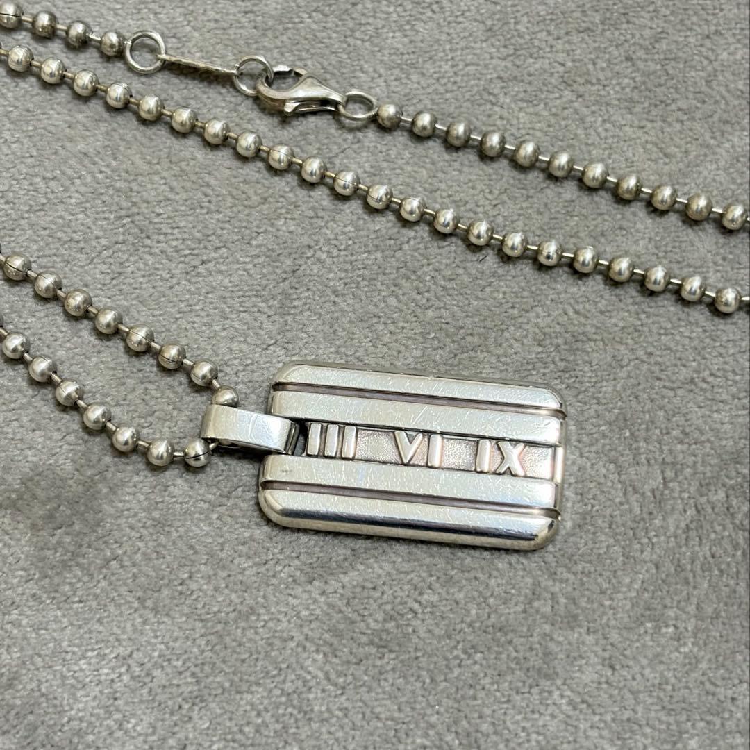 TIFFANY & Co. プレートネックレス シルバー925 チェーン付き