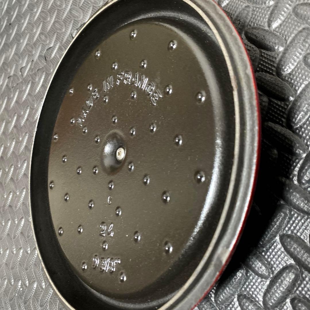 ストウブ（STAUB） ラウンド ココット 24cm チェリーレッド