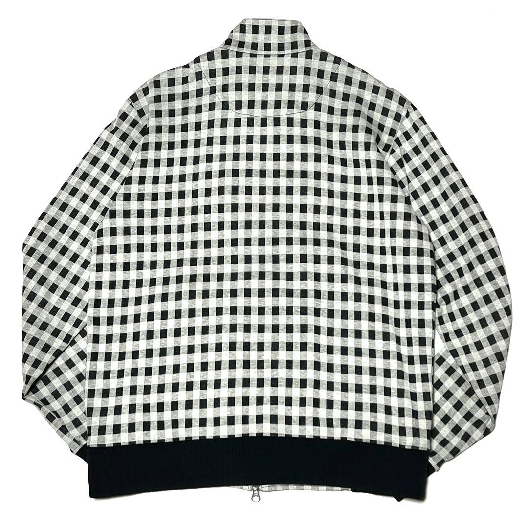 Fredperry スウェットハリントンジャケット L ギンガムチェック