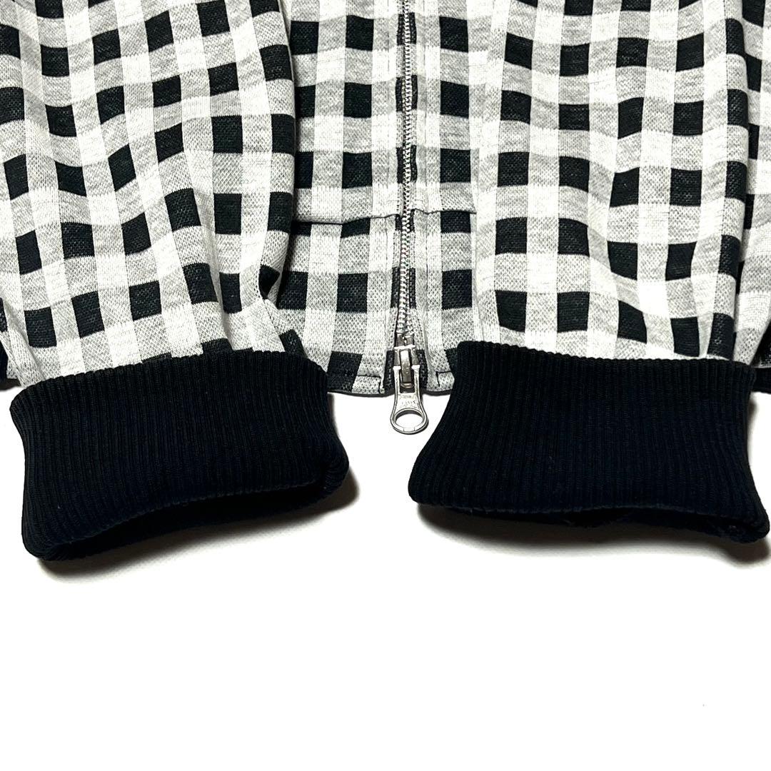 Fredperry スウェットハリントンジャケット L ギンガムチェック