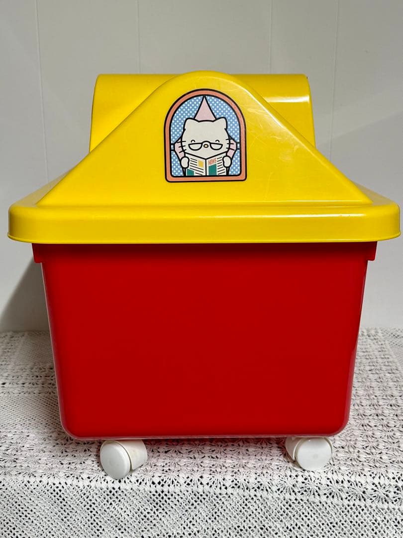 ハローキティ KITTY キャンディショップ 収納ボックス おもちゃ箱 レトロ