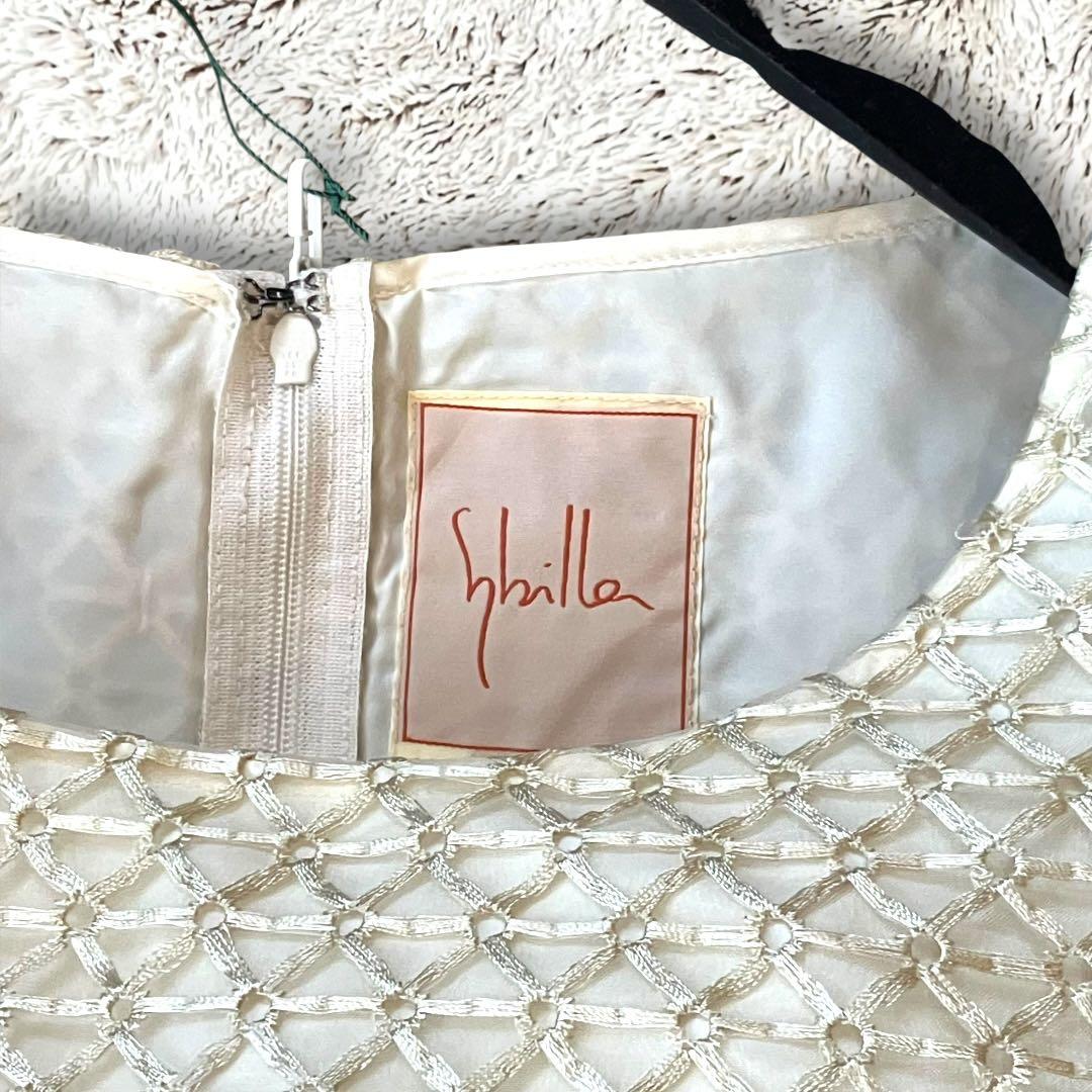 新品◆Sybille/シビラ◆ノースリーブ ボートネック ワンピース　614E