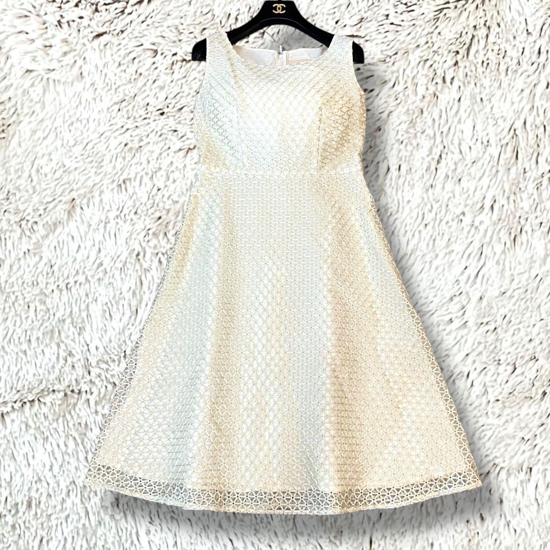 新品◆Sybille/シビラ◆ノースリーブ ボートネック ワンピース　614E