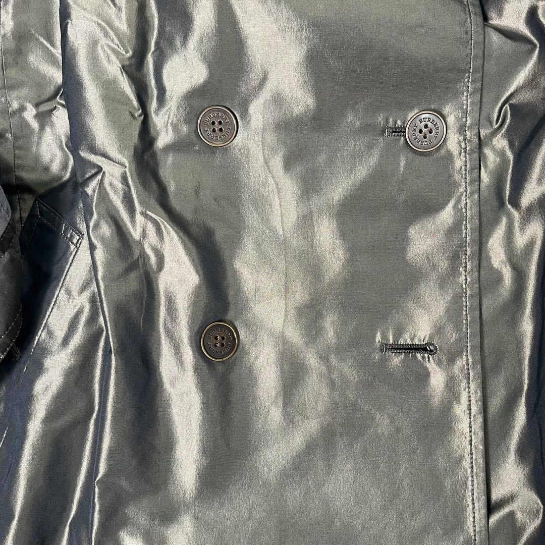 レア　 BURBERRY LONDONトレンチコート　玉虫色　大きいサイズ