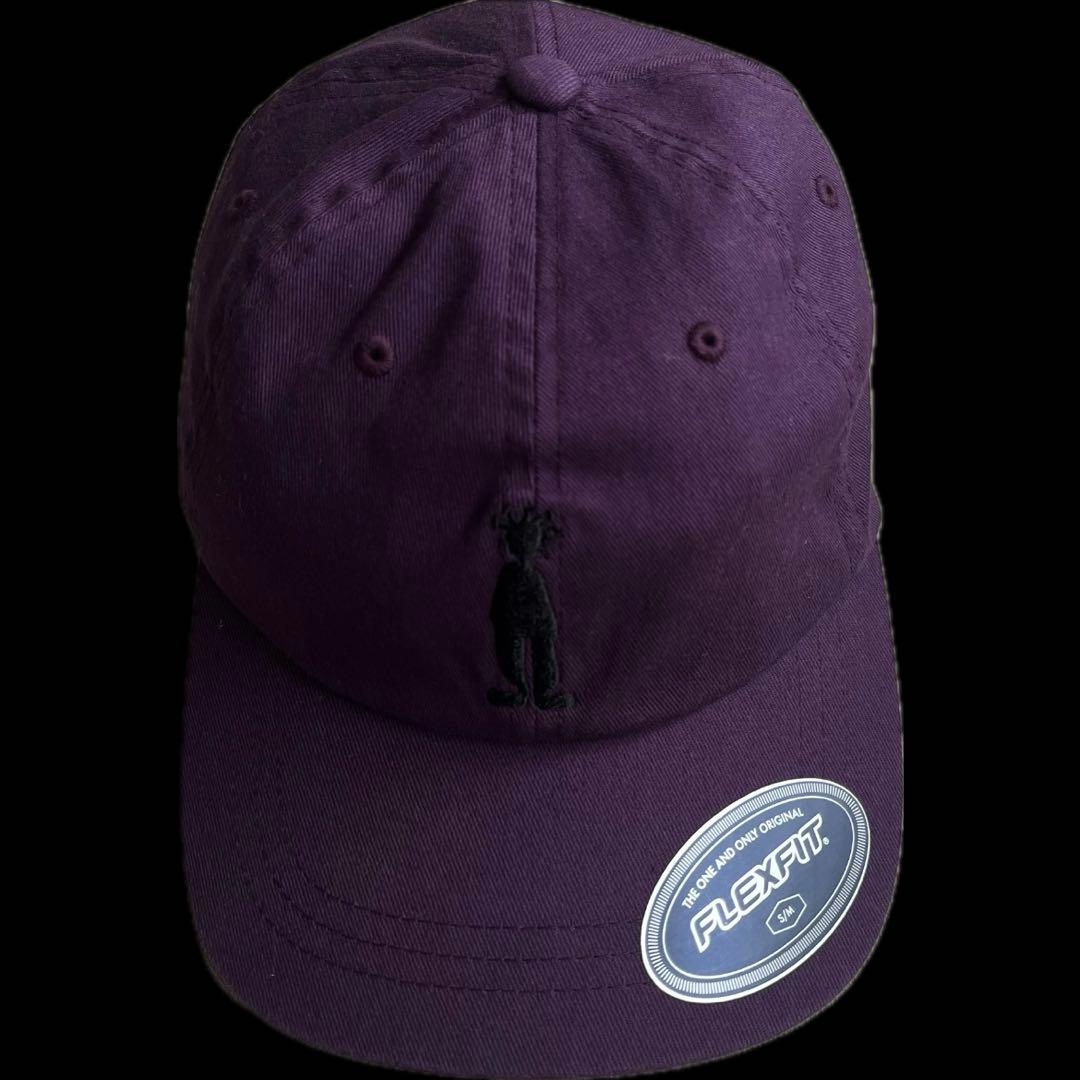 “おっふ豆腐さま専用” stussy 6パネルキャップ 刺繍ロゴ purple