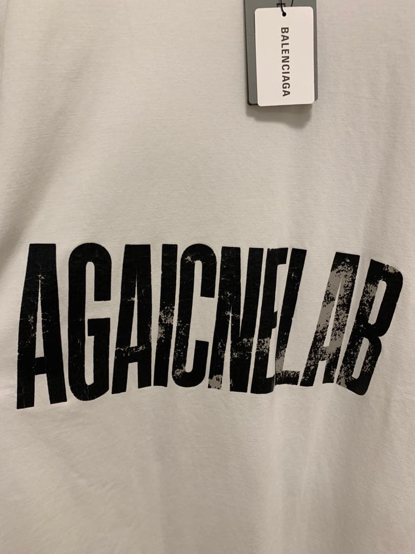 新品未使用タグ付き　国内正規　バレンシアガ　ミラーロゴ　オーバーサイズTシャツ