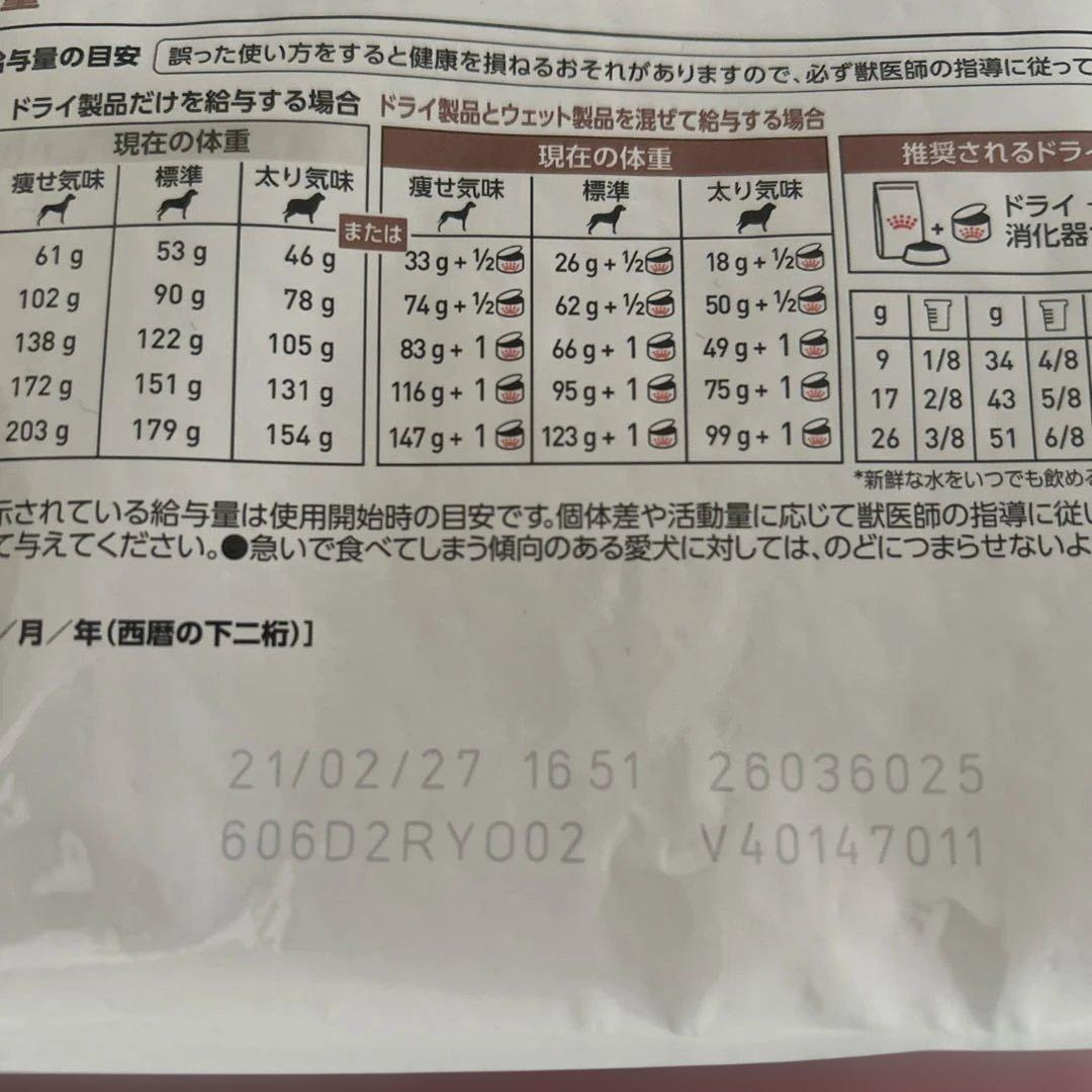  CANIN 消化器サポート低脂肪小型犬用 1kg 2袋
