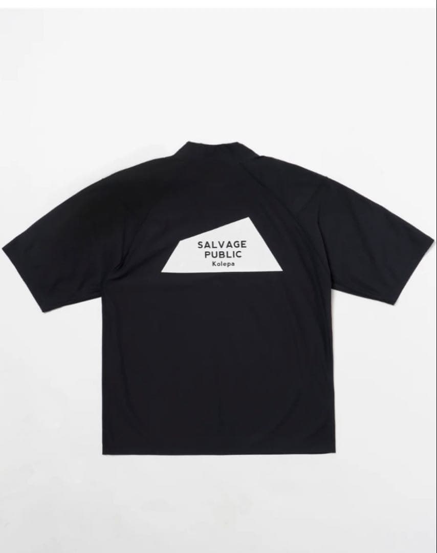 【新品】SALVAGE PUBLIC Kolepaモックネックシャツ　Lサイズ