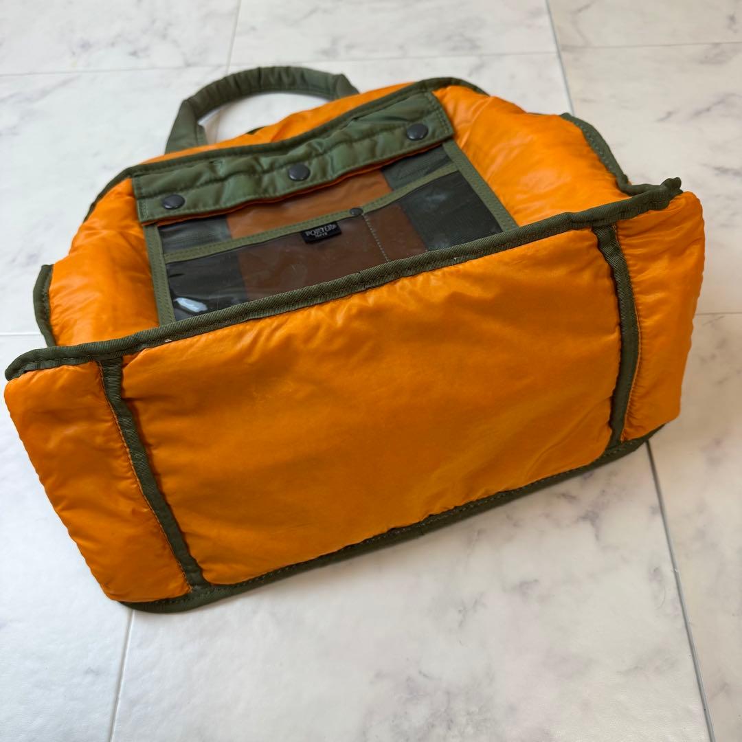 【廃盤・極美品】 PORTER ボストンバッグ セージグリーン Lサイズ