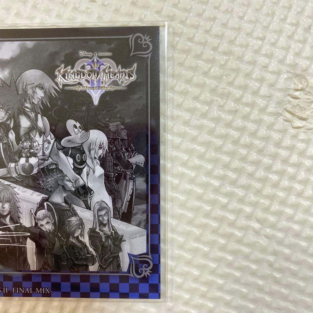 キングダムハーツアートミュージアムサイン入り箔押しカード