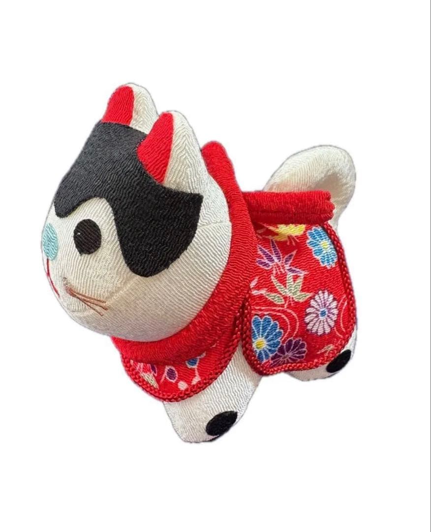 格安【美品】新品未使用品　お宮参り小物6点セット　女の子　ちりめん　N O.18