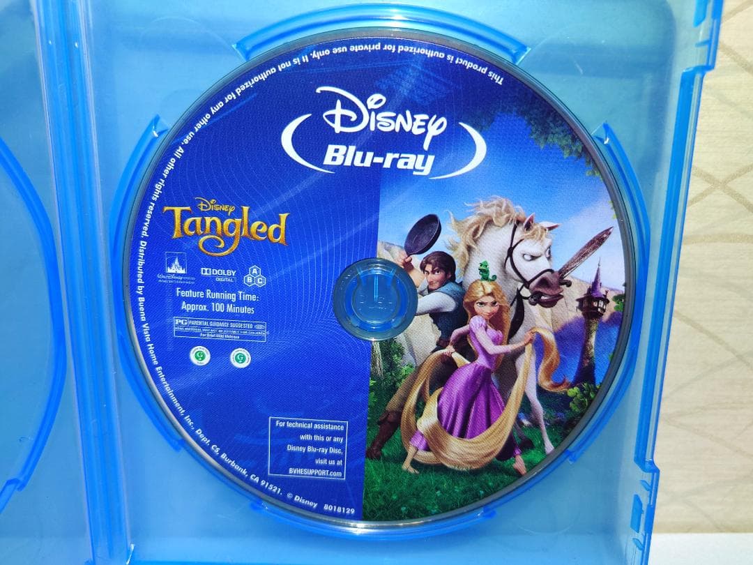 海外版　塔の上のラプンツェル　Blu-ray　ディスクのみ
