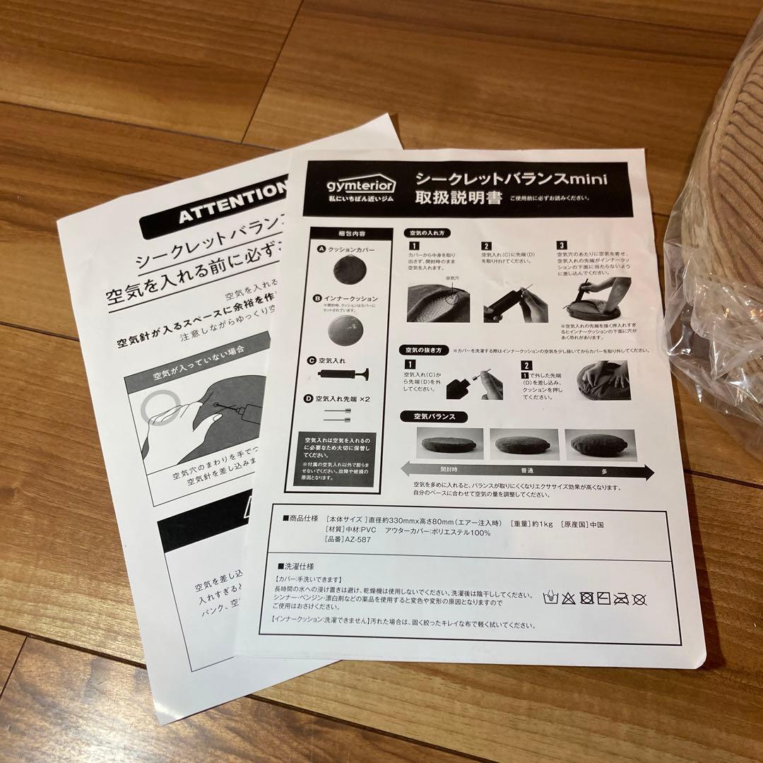 シークレットバランスmini gymterior SECRET ジムテリア
