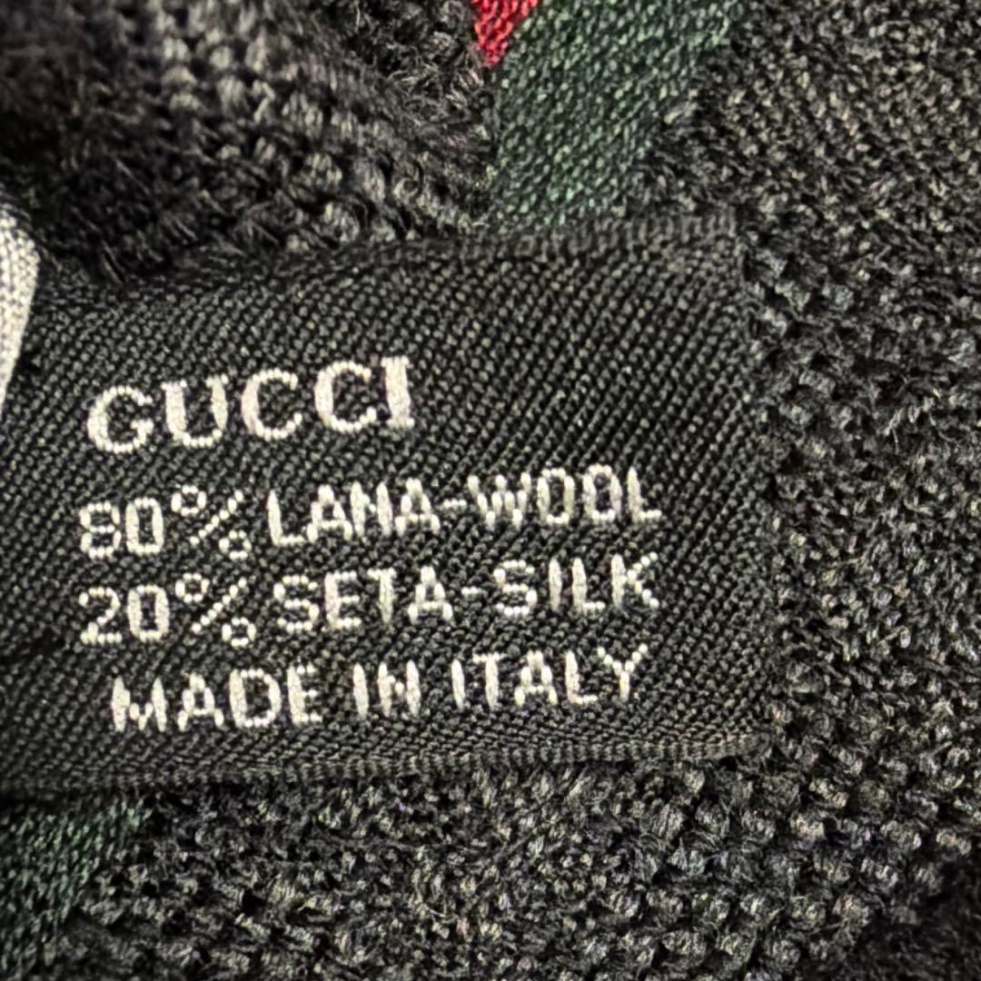 【美品】GUCCI グッチ マフラー シェリーライン