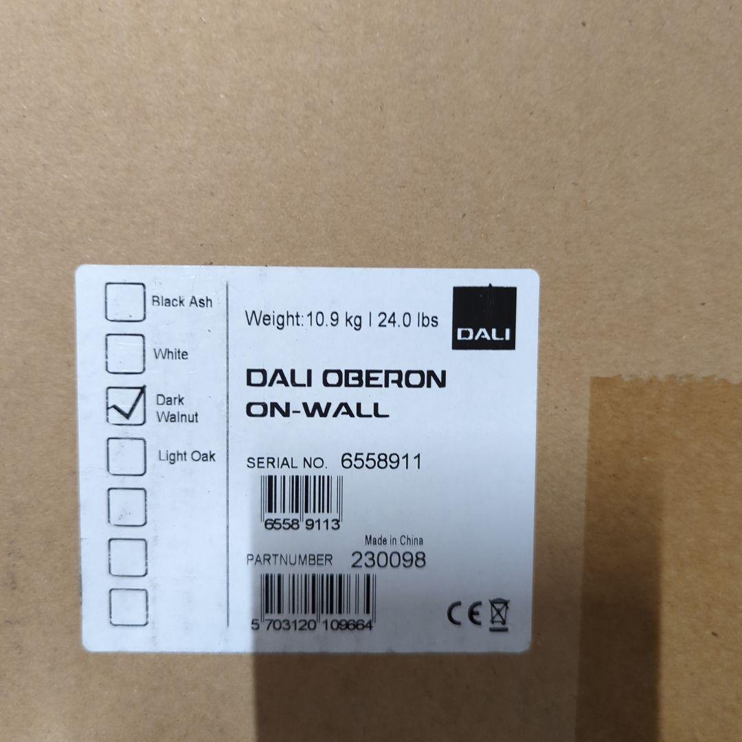 DALI Oberon オンウォールスピーカー ダークウォールナット (ペア)