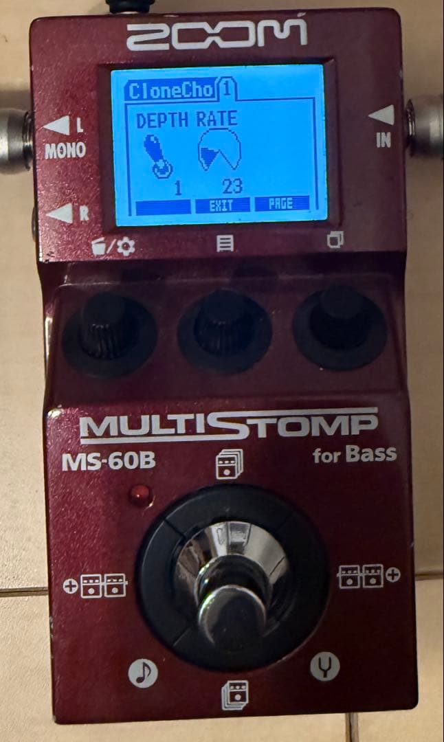 ベース MULTI STOMP MS60B for Bass ZOOM