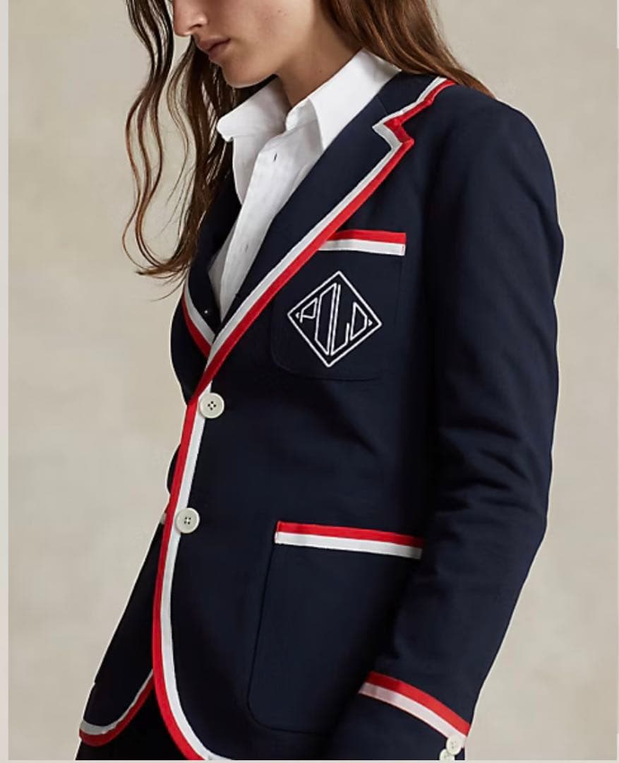 美品✨ Ralph Lauren 2023 テーラードジャケットQRタグ